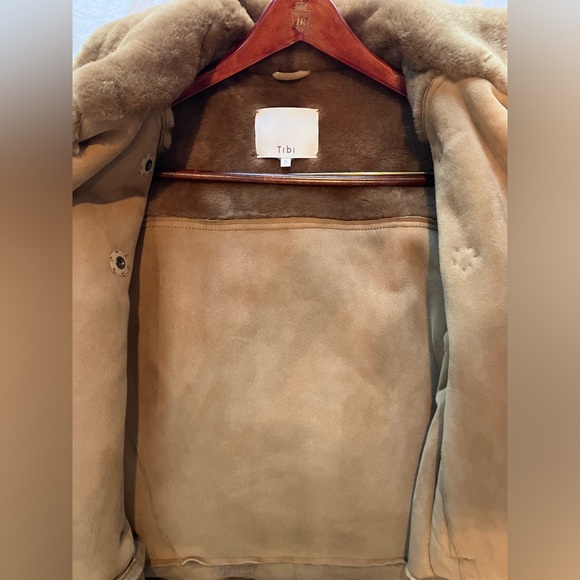 Tibi shearling aviator jacket - Picture 5 of 6